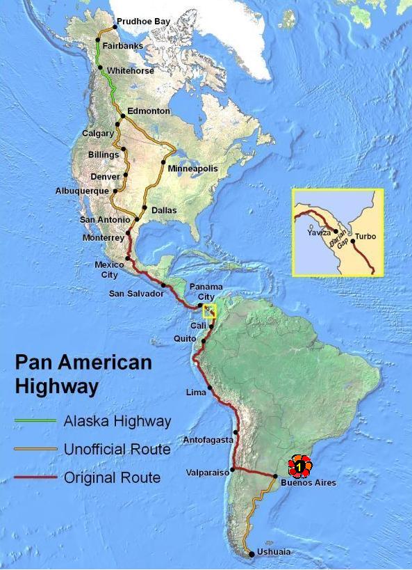 Panamericana - 25.750 km - die lngste Strasse der Welt